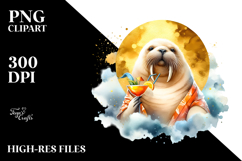 Happy Penguin Wearing Beachwear, High-Res PNG Product Image 2
