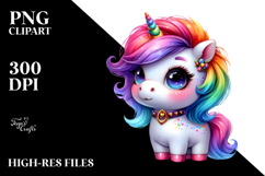 Cool Haircut Unicorn, High-Res PNG Product Image 2