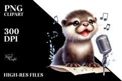 Energic Baby Otter PNG Product Image 2
