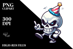 sarcastic Side-Eye Skull PNG Product Image 2