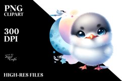 Smiling Baby Arctic Tern Moon Product Image 1