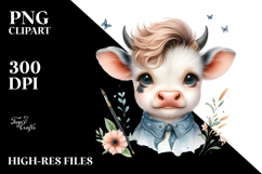 Energic Baby Cow PNG Product Image 2