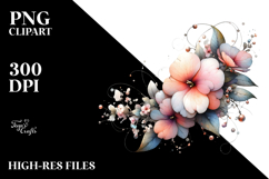 Shiny Impatiens Abstract PNG Product Image 2