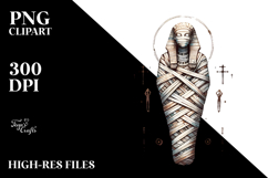 Mummy Digital Painting, PNG Product Image 2