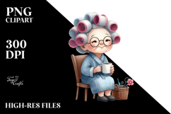Washed Red Flowers | Clipart Product Image 2