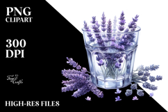 Watercolor with Lavender | Clipart Product Image 2