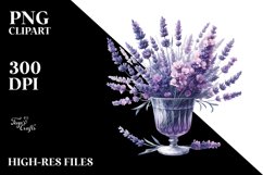 Watercolor with Lavender | Clipart Product Image 1
