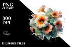 Artistic Nasturtium | Abstract Clipart Product Image 3