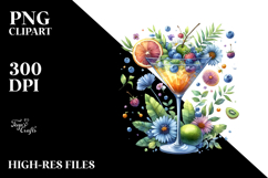 Creative Cocktail , Back View, High-Res PNG Product Image 2