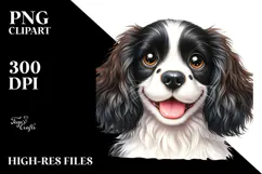 Cute Baby English Springer Spaniel PNG Product Image 2