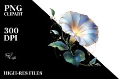 Colorful Morning Glory Sticker | Clipart Product Image 3