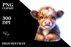 Smiling Big Eyes Watercolor Splash | Sublimation | Clipart Product Image 3