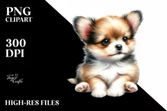 Cute Baby Dog PNG Product Image 3