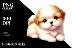 Cute Baby Dog PNG Product Image 3
