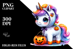 A Cute Baby Unicorn in Style PNG Product Image 2