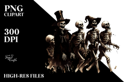 Vintage Halloween Zombie PNG Product Image 2