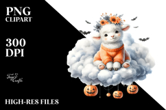 Cute Lamb for Halloween, Transparent PNG Product Image 2