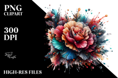 Colorful -like Carnation PNG Product Image 2