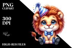 Happy Baby Lion PNG Product Image 2