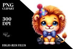 Happy Baby Lion PNG Product Image 2