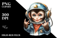Energetic Baby Monkey, High-Quality PNG Product Image 2