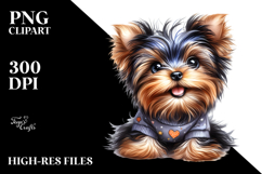 Happy Yorkshire Terrier Watercolor Product Image 2