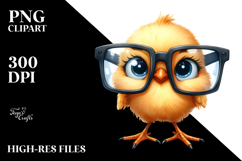 Cheerful Chick with es Sublimation Art Product Image 2