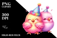 Colorful Baby Chicken, Small PNG Product Image 2