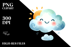 Whimsical Smiling Sun, Transparent PNG Product Image 2