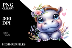 Energic Baby Hippo PNG Product Image 2
