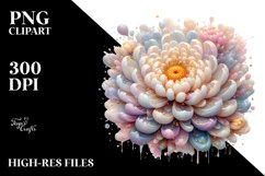 Glossy Chrysanthemum Made of Transparent PNG Product Image 3