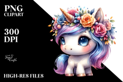 Cute Unicorn PNG Product Image 2