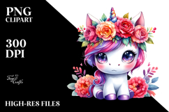 Cute Unicorn PNG Product Image 2