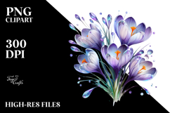 Crocus Flower, Transparent PNG Product Image 2