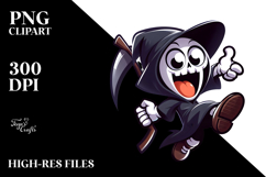 Goofy Reaper with Hat, Vector Art PNG Product Image 2