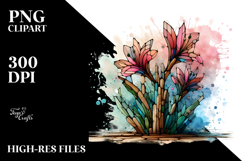 Stained Azalea | Abstract Clipart Product Image 2