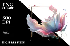 Glossy -like Tulip, Pastel PNG Product Image 2