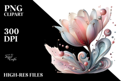 Glossy -like Tulip, Pastel PNG Product Image 2
