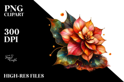 Stained Begonia | Abstract Clipart Product Image 2