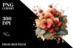 Stained Begonia | Abstract Clipart Product Image 1