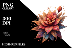 Stained Begonia | Abstract Clipart Product Image 2