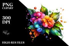 Vibrant Impatiens, Transparent PNG Product Image 2