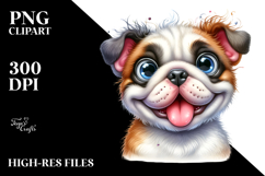 Cute Bulldog PNG Product Image 2