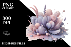 Colorful Glossy Lavender PNG Product Image 2