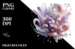 Colorful Glossy Lavender PNG Product Image 2