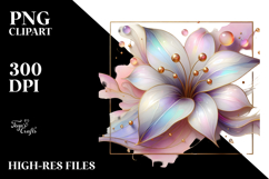 Abstract Pastel Glossy Lily, 20 oz Tumbler Product Image 2