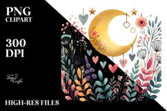 Colorful Watercolor Digital Painting with Very Simple Cute Product Image 2