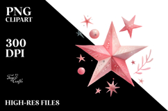 Pinkish Star PNG Product Image 2