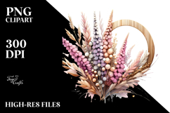 Abstract Heather Stained PNG Product Image 2