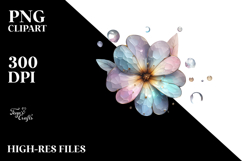 Abstract Pastel Shiny Primrose PNG Product Image 2